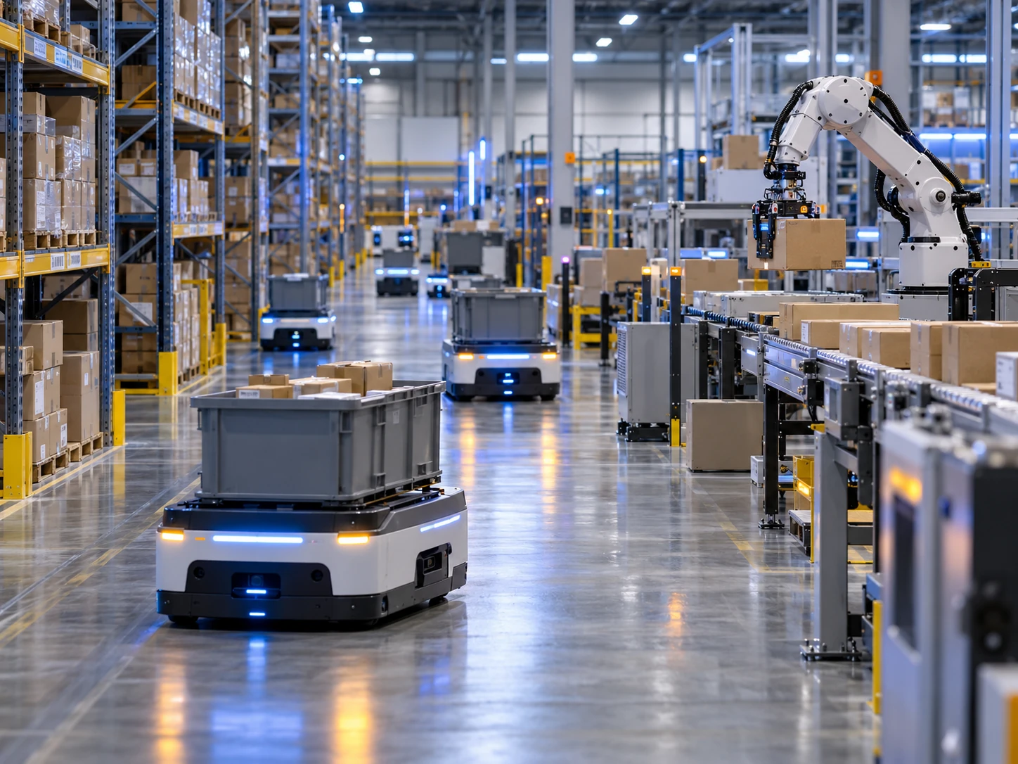 Logistics & Warehousing concept imagery