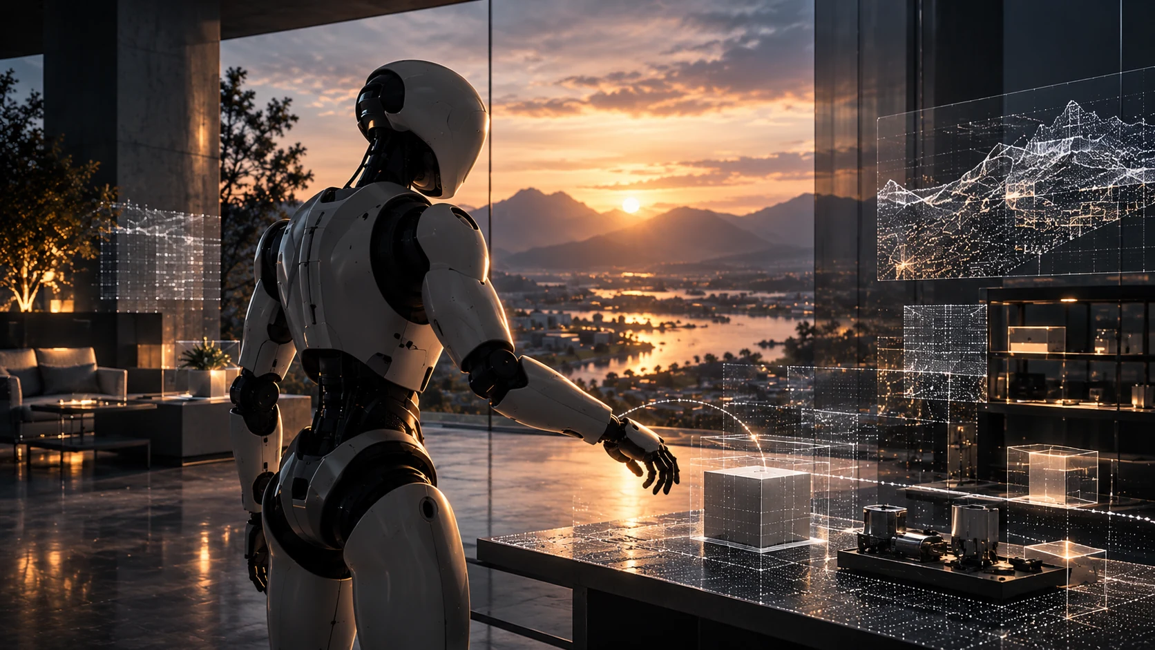 Physical AI system concept visual